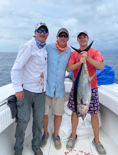 Tuna fishing with Drs. Chris Austin (LSU Biology) and Kevin Macaluso (USA microbiology)